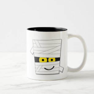 Halloween Mummy Tshirts en Gifts Tweekleurige Koffiemok