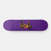 Halloween/mystiek/kat/herfst Skateboard (Horizontaal)