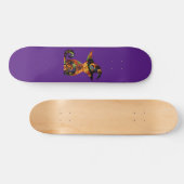Halloween/mystiek/kat/herfst Skateboard (Horizontaal)