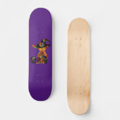 Halloween/mystiek/kat/herfst Skateboard (Voorkant)