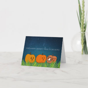 Halloween n'a pas besoin d'être une carte d'horreu