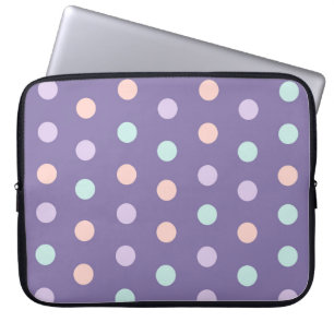 Halloween naadloos patroon met poka-punten isolere laptop sleeve