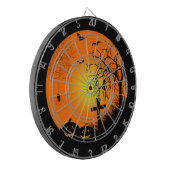 Halloween nacht dartbord (Voorkant Links)