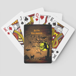 Halloween Nacht, Gelukkig Halloween ! Pokerkaarten