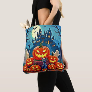 Halloween Nacht: Griezelfun Kunst Draagtas