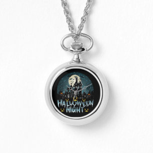 Halloween nacht horloge