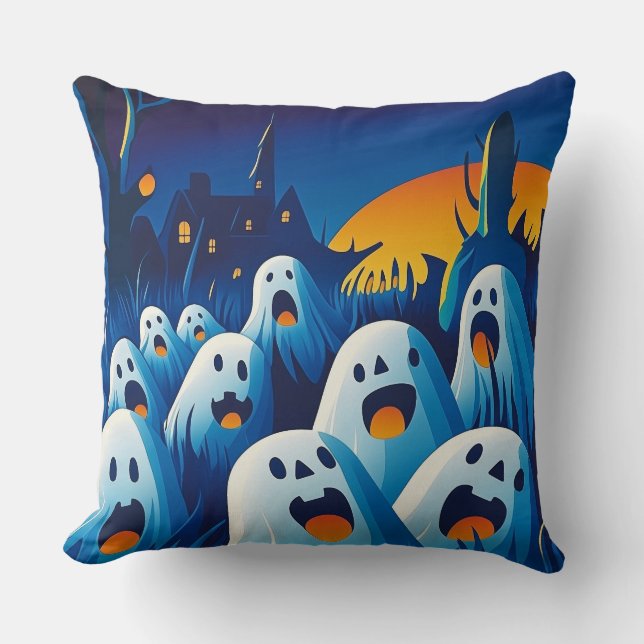 Halloween nacht kussen (Voorkant)