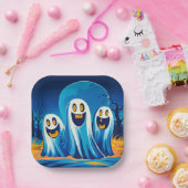 Halloween nacht papieren bordje (Feest)