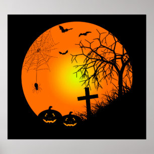 Halloween nacht poster