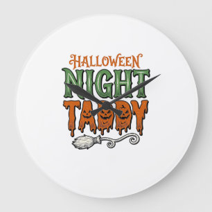 Halloween Nacht Taddy Vintage Heks Bezemshemd De Grote Klok