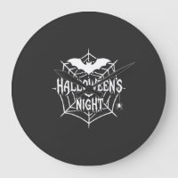Halloween Nacht Vleermuis Spinneweb Vectorontwerp_
