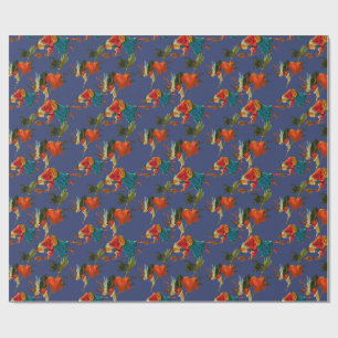 Halloween nachtvluchten klein cadeaupapier