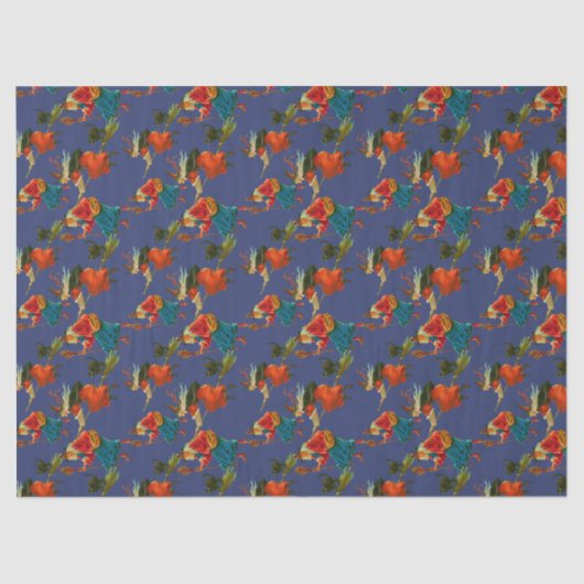 Halloween nachtvluchten (klein) tissuepapier (Voorkant)