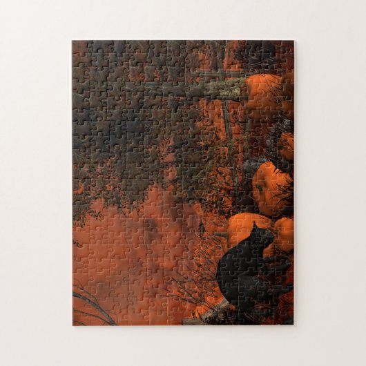 Halloween naderen legpuzzel (Verticaal)