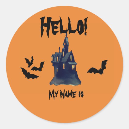 Halloween Name Tag (Voorkant)
