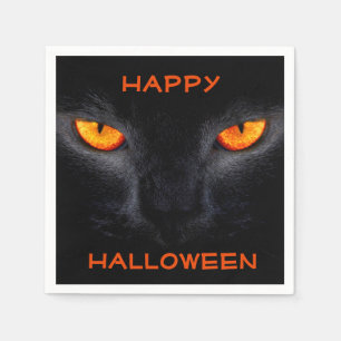 Halloween Napkin/Black Cat Servet