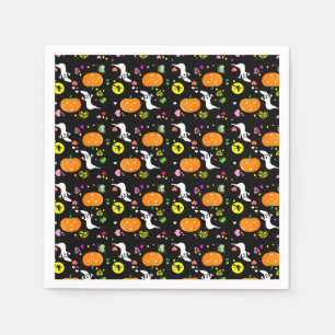 Halloween Napkin/Pumpkins en Ghost Servet