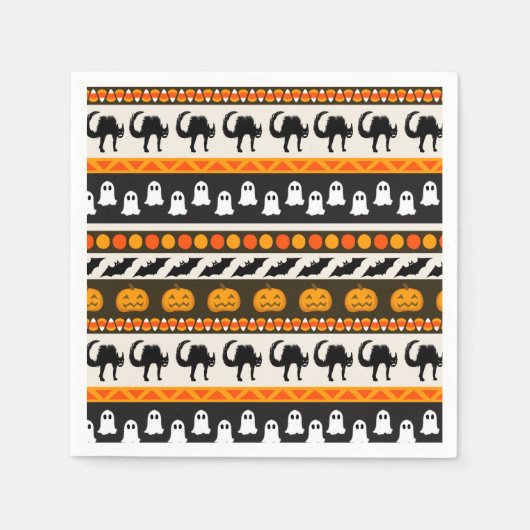 Halloween napkins servet (Voorkant)