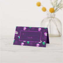 Halloween Neon Roze en Groen Gloeiende Schedels Pl