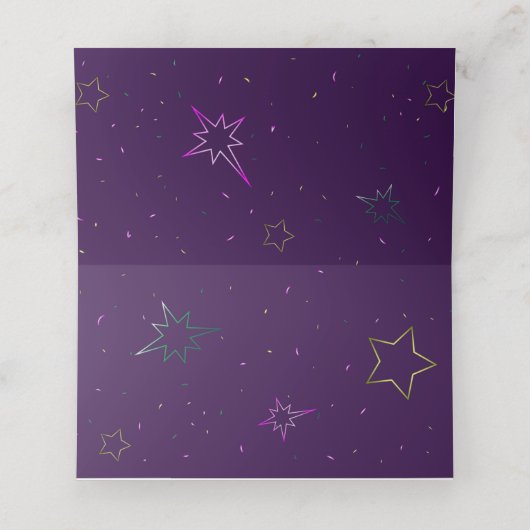 Halloween Neon Roze en groene gloeiende schedels P (Binnenkant ongevouwen)