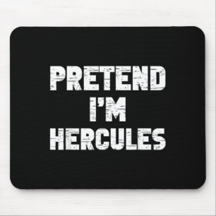 Halloween nep Hercules kostuum grappig luie kinder Muismat