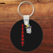 Halloween Nerd Costume T Shirt Funny Geek Xo4u Ori Sleutelhanger (Voorkant)