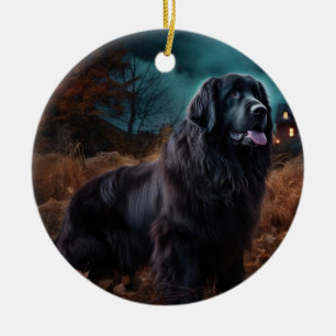 Halloween Newfoundland Griezelen  Keramisch Ornament