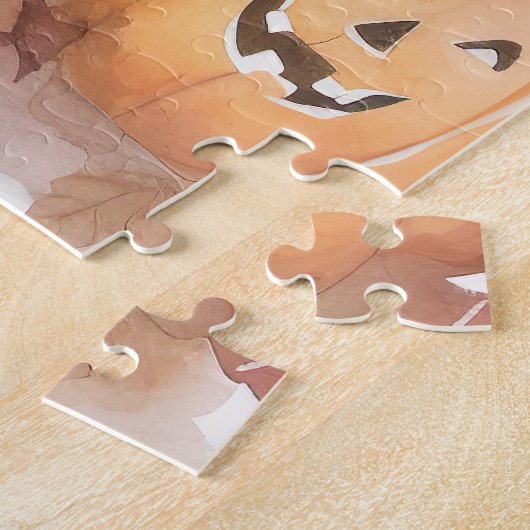 Halloween Newfoundland met pompoenen eng Legpuzzel (Zijkant)