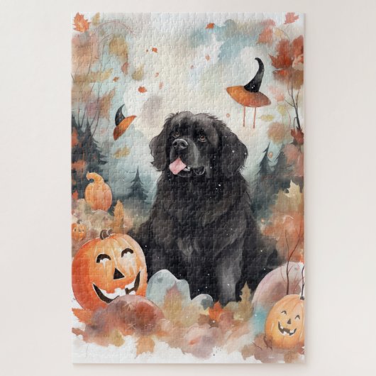 Halloween Newfoundland met pompoenen eng Legpuzzel (Verticaal)