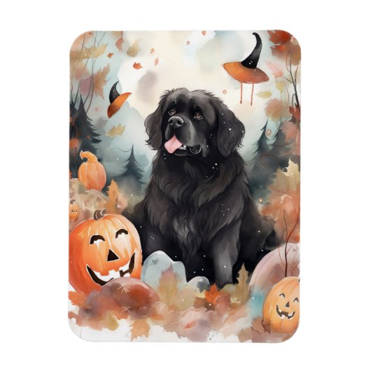 Halloween Newfoundland met pompoenen eng Magneet (Verticaal)