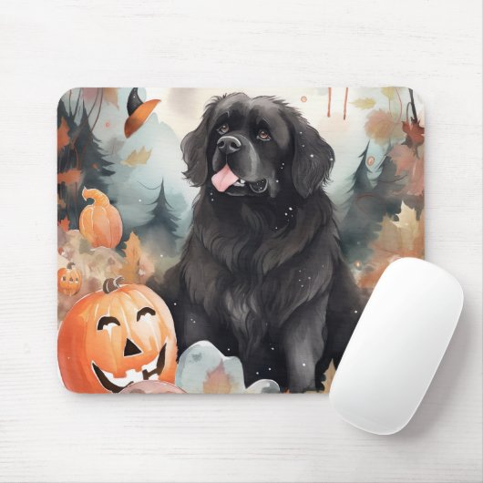 Halloween Newfoundland met pompoenen eng Muismat (Met muis)
