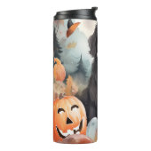Halloween Newfoundland met pompoenen eng Thermosbeker (Gedraaid links)