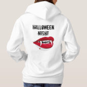 Halloween Night 2 Women's Basic Hooded Sweatshirt (Achterkant)