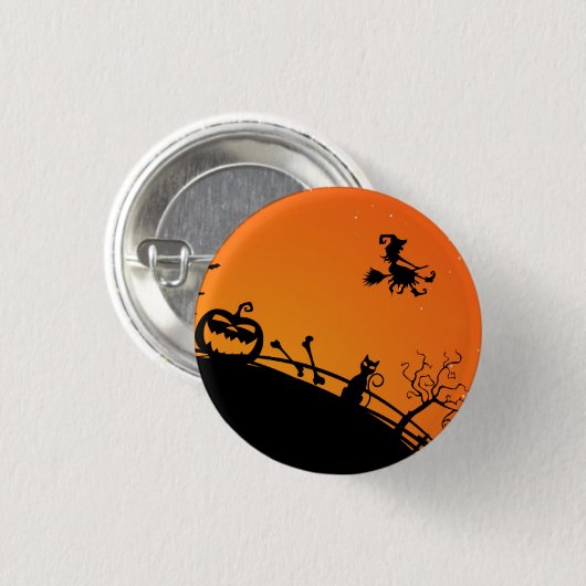 Halloween Night Button (Voorkant /achterkant)