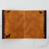 Halloween Night, Happy Halloween. Bedankkaart (Binnen)