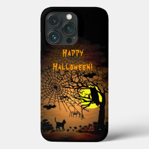 Halloween Night, Happy Halloween. iPhone 13 Pro Hoesje