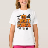 Halloween Night Horror Kleding Spooky Unisex T-shirt (Voorkant)