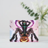 Halloween Night Lifer Briefkaart (Staand voorkant)