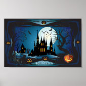 Halloween Night Magic truc-or-treat Landschap Poster (Voorkant)