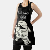Halloween Night Mummy Black en White Schort (Insitu)