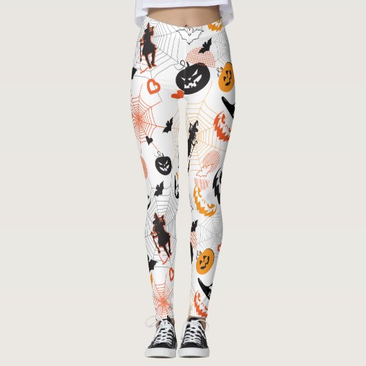 Halloween Night Party Trendy Leggings (Voorkant)