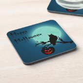 Halloween Night Pumpkin Owl Onderzetter (Linkerzijde)