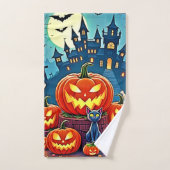 Halloween Night: Spooky Fun Art (Serviette à main)