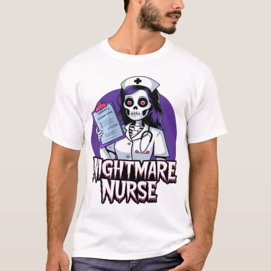 Halloween Nightmare Nurse Classic T-Shirt (Devant)