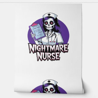 Halloween Nightmare Nurse Classic T-Shirt Behang