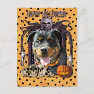 Halloween Nightmare - Rottweiler - SambaParTi Briefkaart