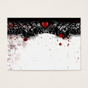 Halloween Noir & Blanc BLANC Splatter Place