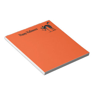 Halloween Notepad Black Cat Notitieblok