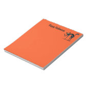 Halloween Notepad Black Cat Notitieblok (Gedraaid)