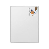 Halloween Notitieblok heks Pumpkin Flying Broom (Gedraaid)